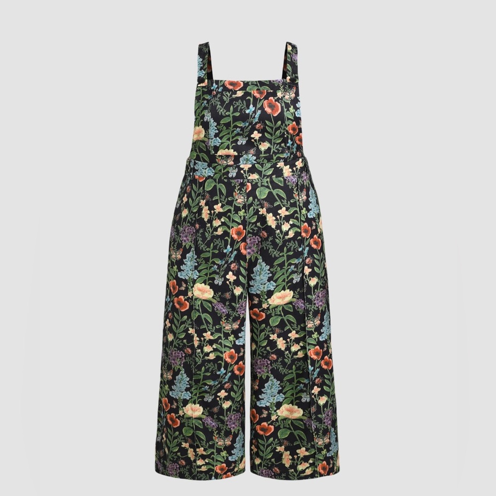 Cider Floral Overalls